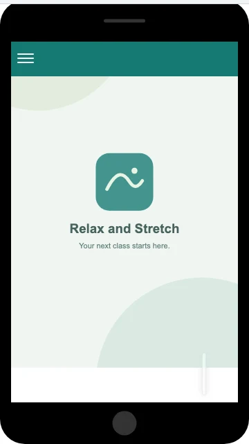 Review the app's opening screens in Omcean Booking
