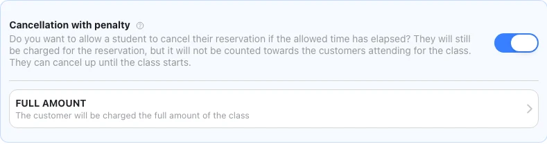 Make the late-cancellation penalty clear in Omcean Booking