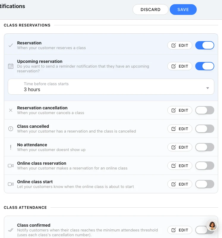 Send booking reminders through LINE in Omcean Booking